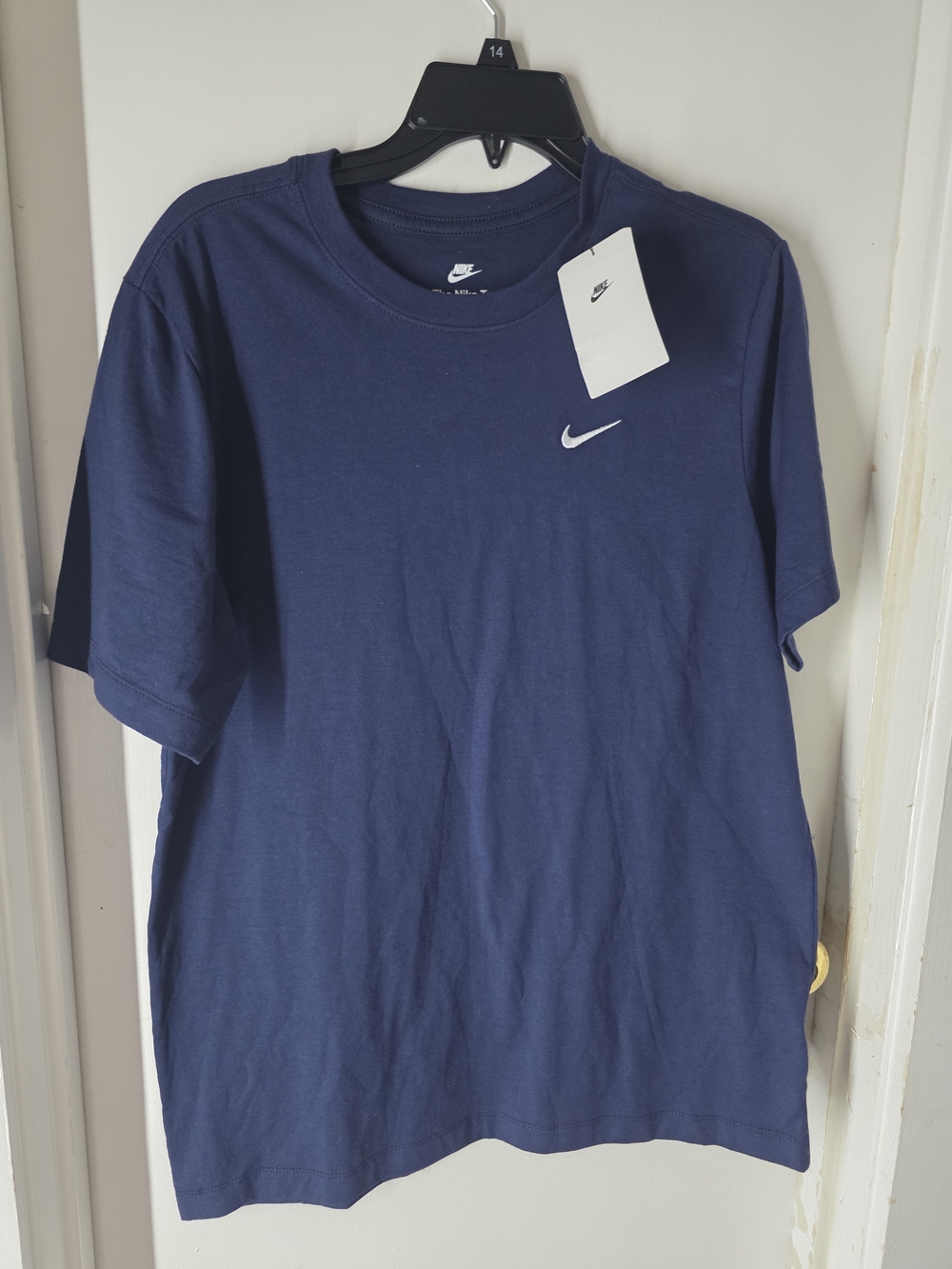 Nike Navy Blue Short-Sleeve Swoosh Tee